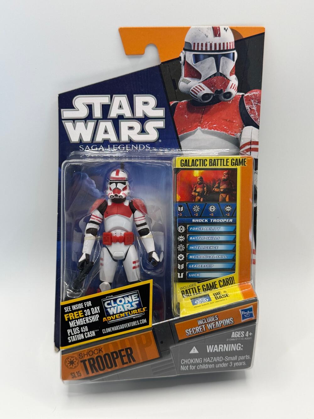 Star Wars Saga legends Shock Trooper SL15 Hasbro Sealed